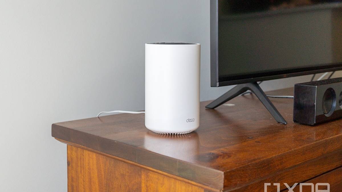 TP-Link Deco X68 on a table