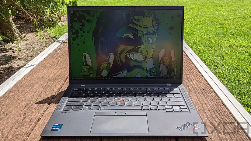 Front view of Lenovo ThinkPad X1 Carbon Gen 9