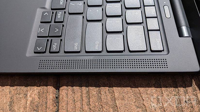 Close-up of Lenovo ThinkPad X1 Carbon speaker