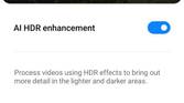 Xiaomi Mi 11X Pro AI HDR enhancement