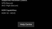 Xiaomi Mi 11X Pro Netflix playback settings