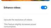 Xiaomi Mi 11X Pro SD to HD upscaling