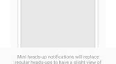 Mini heads-up notification settings in ZenUI 8