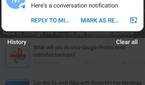 Conversation section in ZenUI 8 based on Android 11