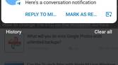 Conversation section in ZenUI 8 based on Android 11