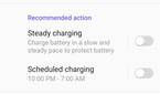 Battery care settings in ZenUI 8