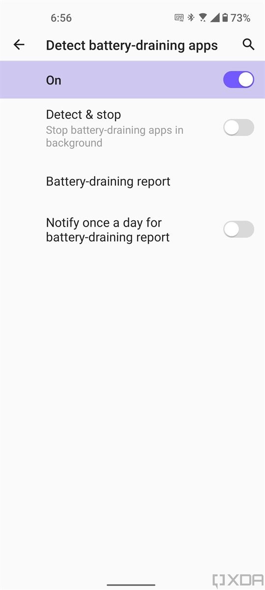 Detect battery draining apps in ZenUI 8