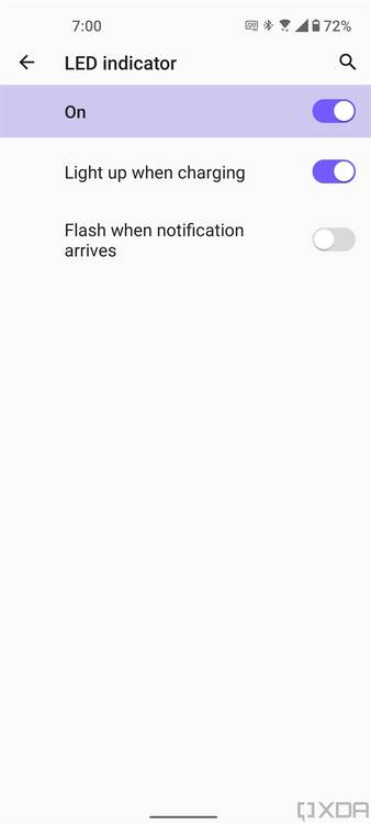 LED settings in ZenUI 8 on the ASUS ZenFone 8