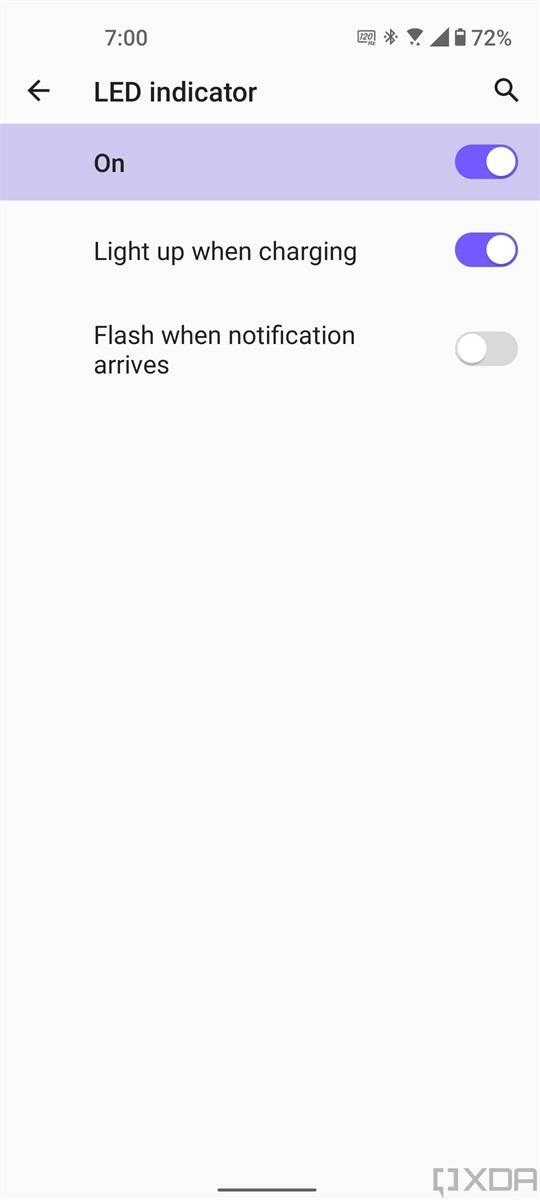 LED settings in ZenUI 8 on the ASUS ZenFone 8