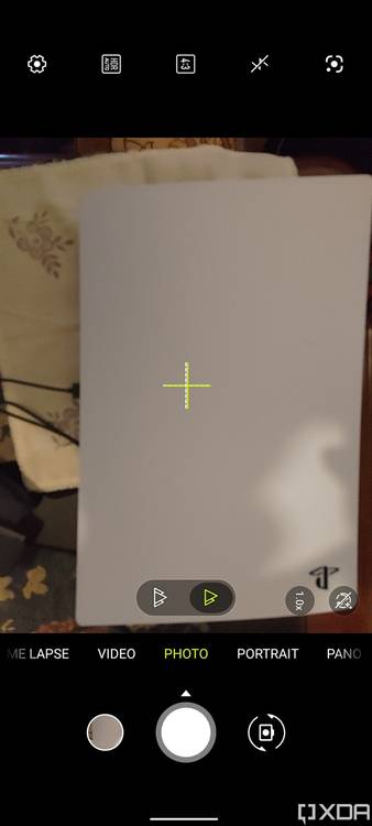 Leveler in the ZenUI camera app