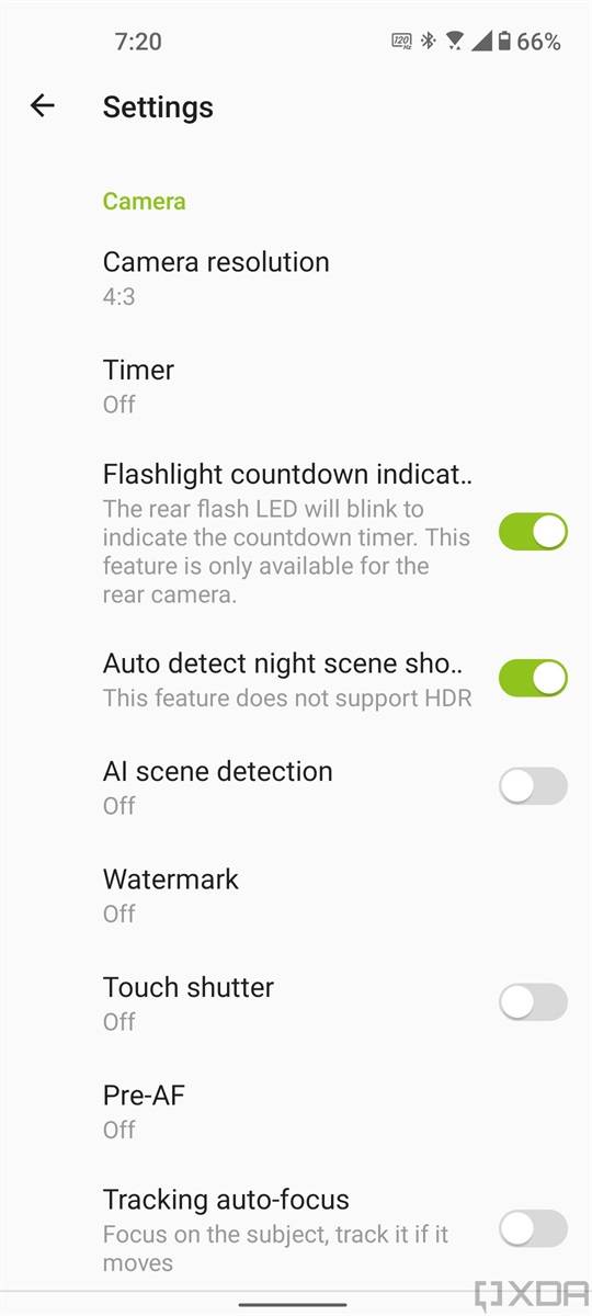 ASUS ZenFone 8 photo settings
