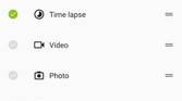 Editing camera modes in the ZenUI 8 camera app