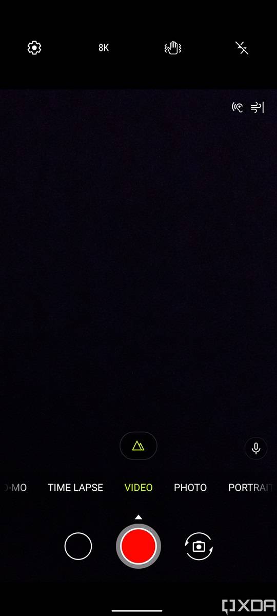 Video mode UI in the ZenUI 8 camera app