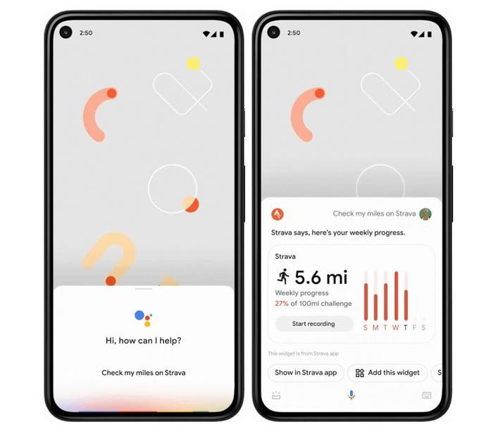 android 12 widgets assistant