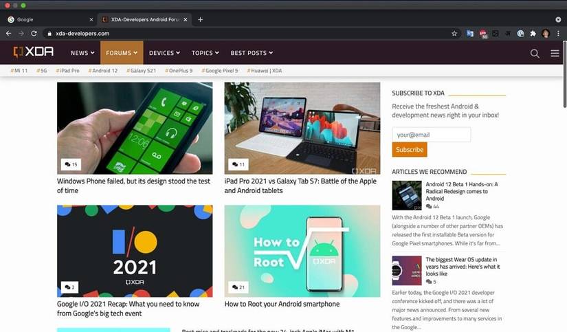Chrome for Mac