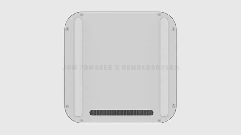 Mac mini bottom view