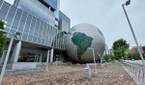 Photo of a giant globe