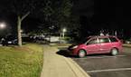 Night photo of a car