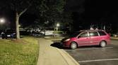 Night photo of a car