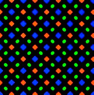 OnePlus 9 Pro PenTile subpixels