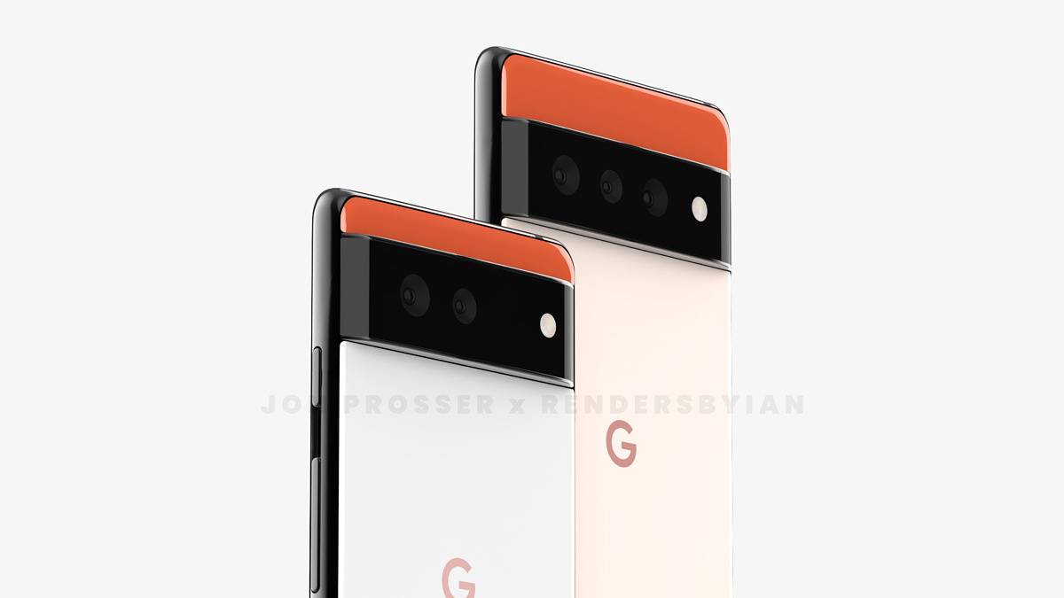 Google Pixel 6 renders