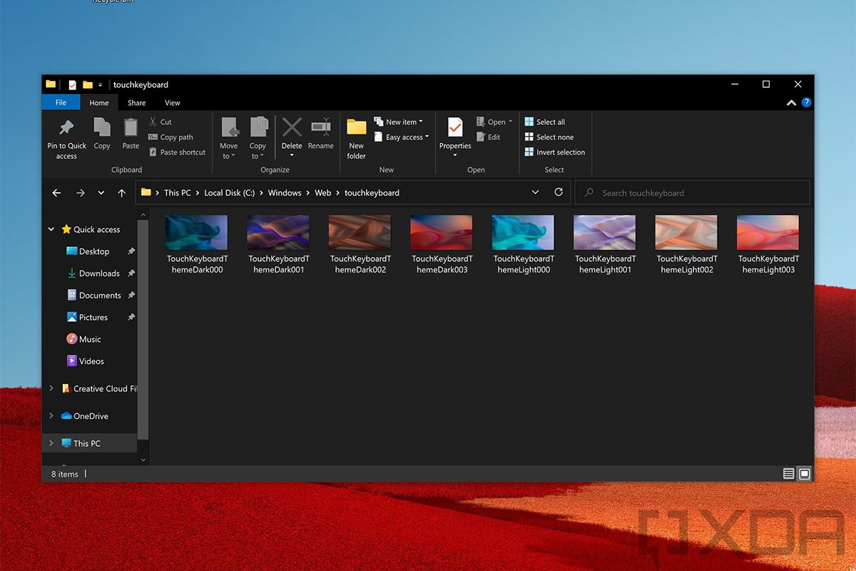 Microsoft is adding themes to Windows 10's touch keyboard in Sun