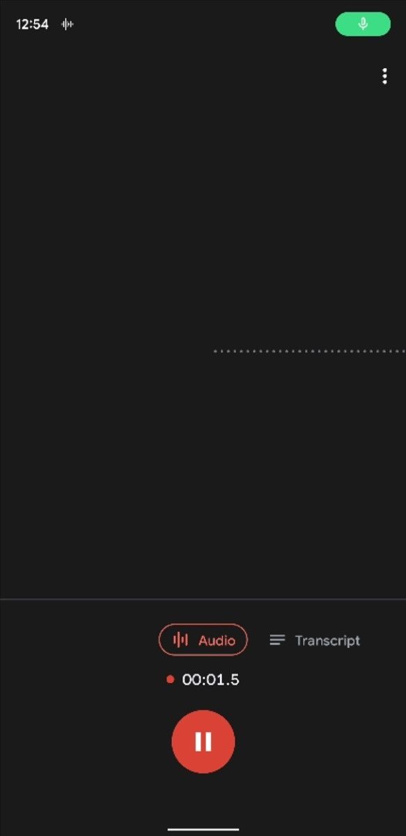 Privacy indicator for microphone in Android 12 Beta 2
