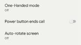System controls in Android