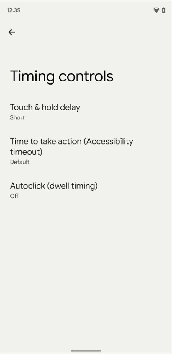 Timing controls in Android