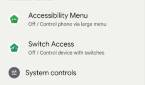Accessibility settings in Beta 2