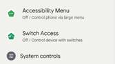 Accessibility settings in Beta 2