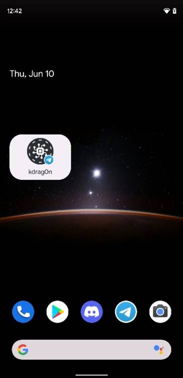 Conversation widget on the homescreen of Android 12