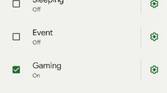 Gaming schedule on Android