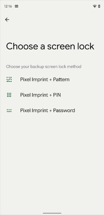 Android 12 Pixel Imprint icons