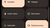 Quick Settings tiles for camera and microphone access in Android 12