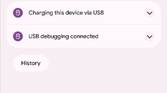 Notification panel in Android 12 Beta 2