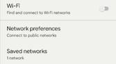 Reset network button in Android 12