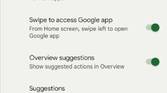 AllApps settings page in Pixel Launcher settings
