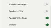 Universal app search settings in Pixel Launcher