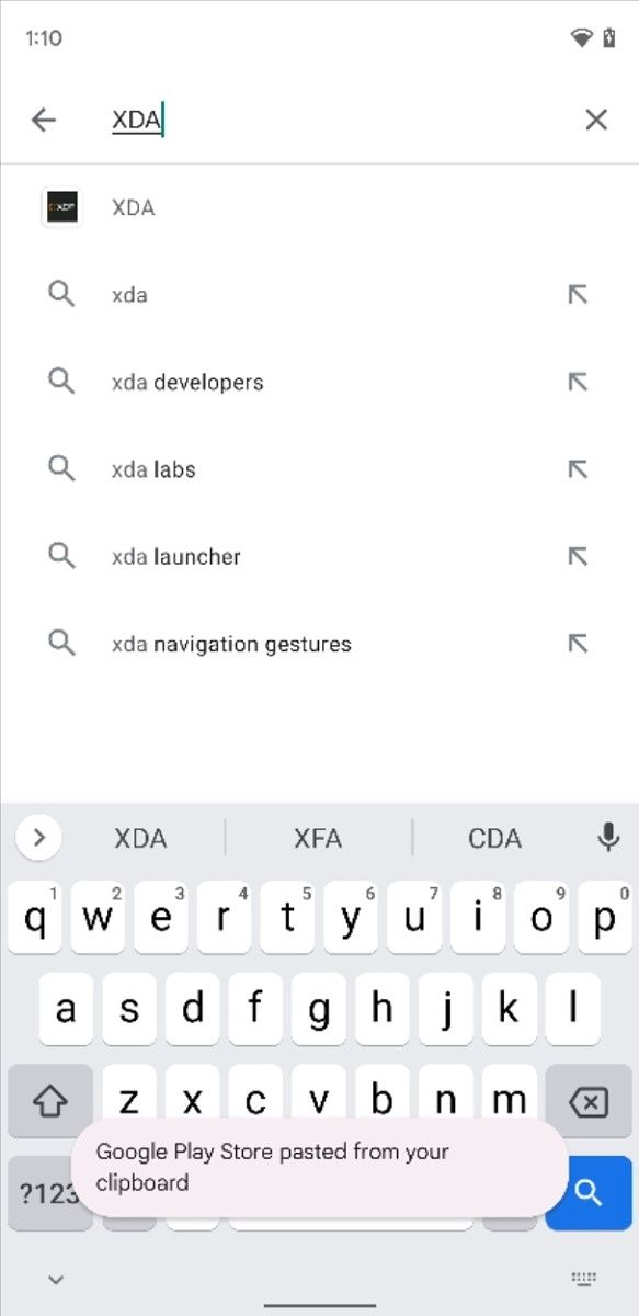 Clipboard access warnings in Android 12