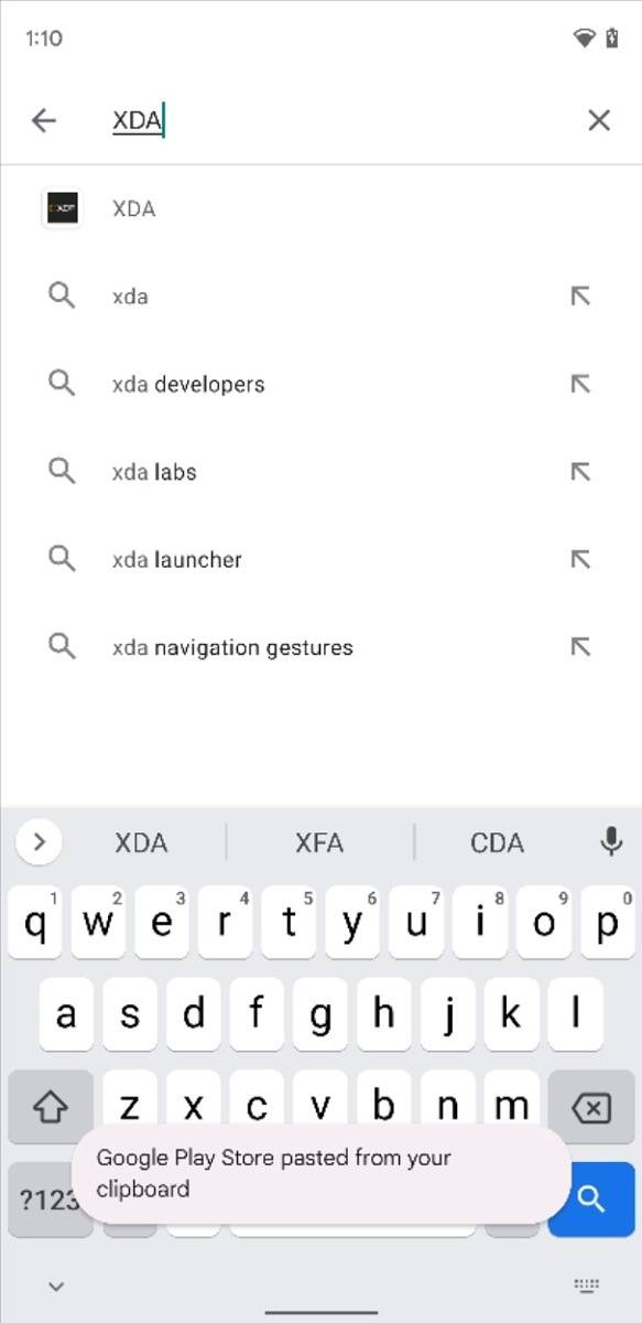 Clipboard access warnings in Android 12