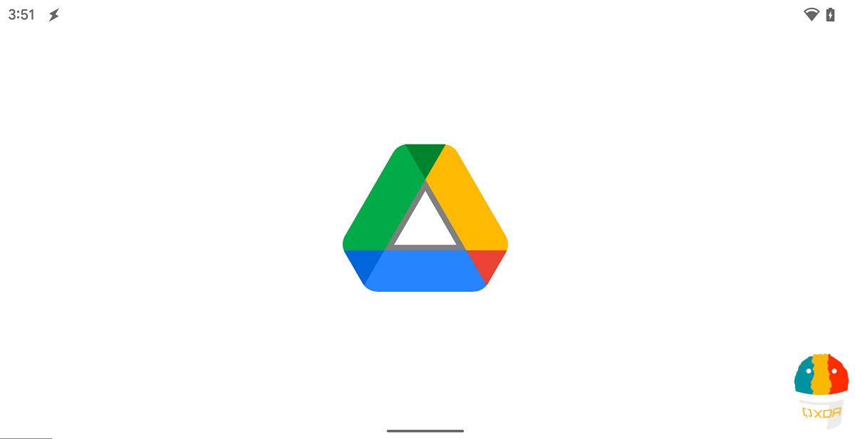 Google Drive splash screen on Android 12