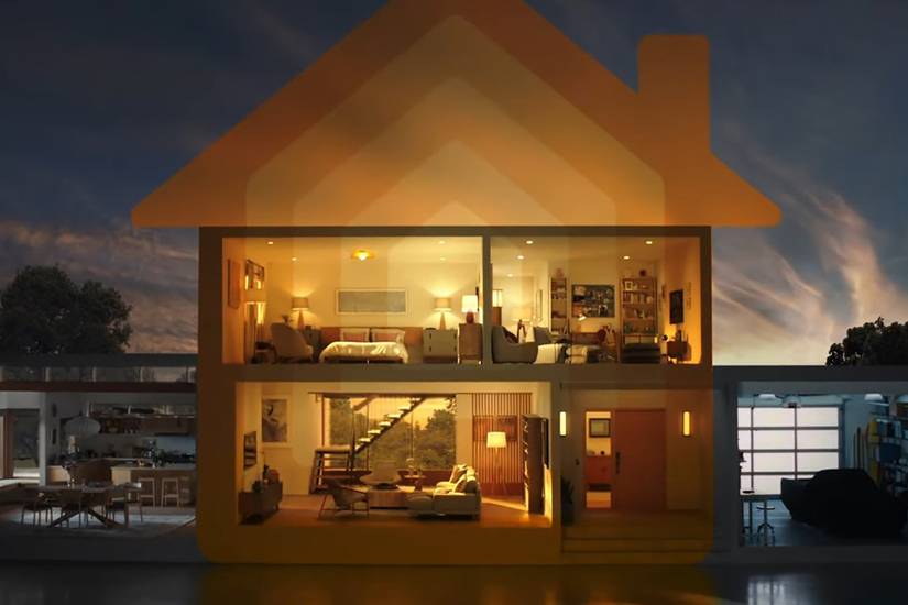 Model smart home shown during WWDC 2021