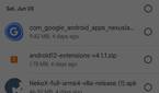 Trashing a file in Files by Google