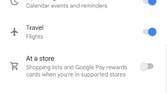 Google Assistant Live Space settings