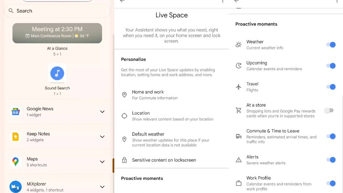 Google Live Space