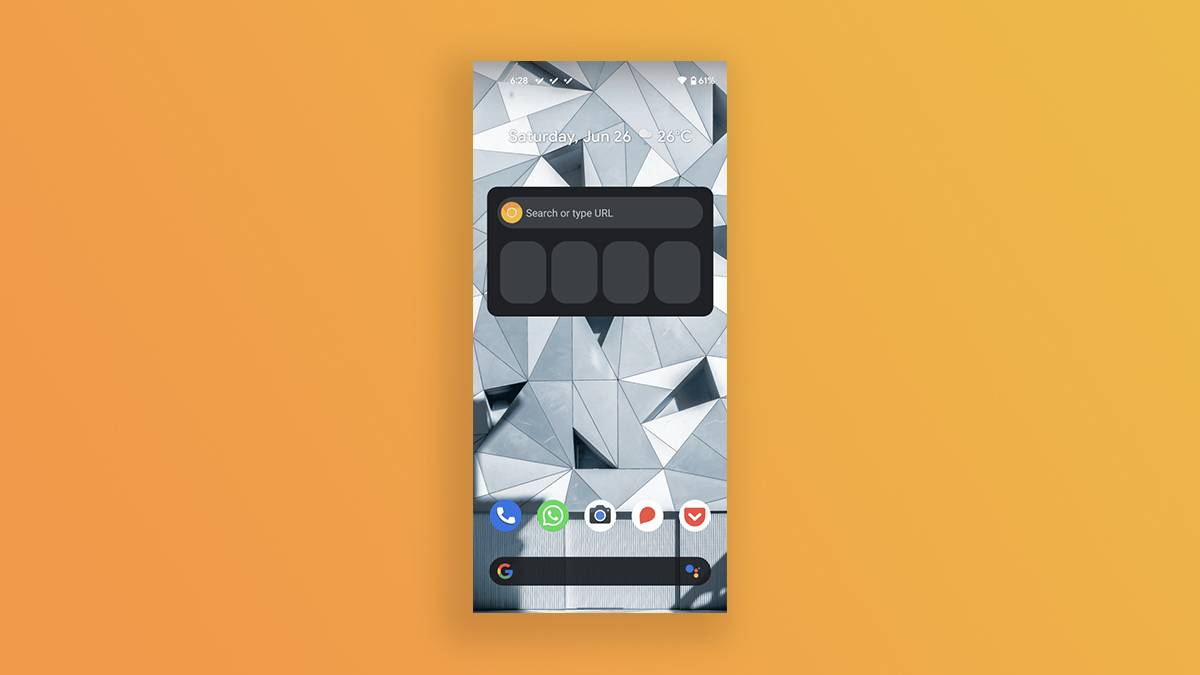 Google Chrome is testing a new "Shortcuts" widget on Android