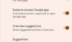 Pixel Launcher settings manage At a Glance