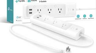 The Kasa Smart Plug Power Strip KP303 features three individually controllable smart outlets and two always-on USB Type A ports. It's available for just $22.79 on Amazon right now.