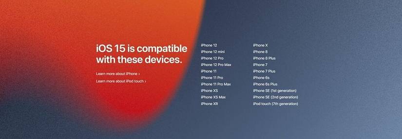Ios Compatible List iOS 15, macOS Monterey, iPadOS 15, and watchOS 8: Device eligibility list